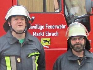 Absolvierten erfolgreich die Leistungspr&uuml;fung Gold-Rot: Ralf Schroeter (links) und Patrick Metzner. Foto: privat