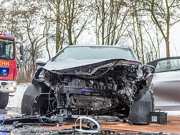 Frontal ineinander gekracht