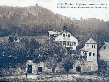 Die Villa Marie, die Ignaz Bing um 1900 in Streitberg baute und in der er zu Weihnachten die Kinder des Ortes beschenkte. Repros: Manfred Franze