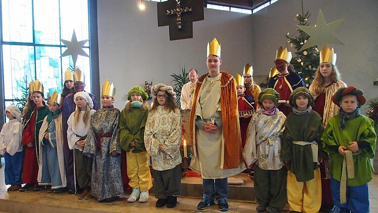Die Sternsinger in Diebach Foto: Assmann