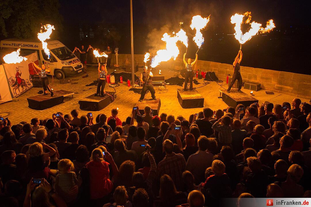 Burgfest auf der Kaiserburg in Nürnberg