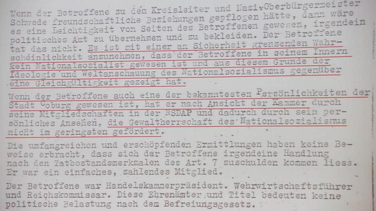 Auszug aus dem Urteilsspruch; Hervorhebungen durch Michael Stoschek.