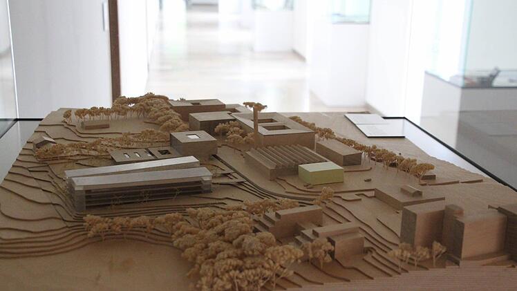 Das Modell des künftigen Campus.