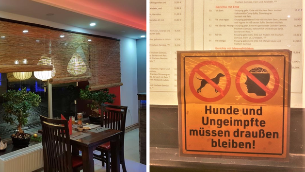 Forchheimer Restaurant wird Opfer von gefakten Corona-Aufklebern - Betreiber rätselt