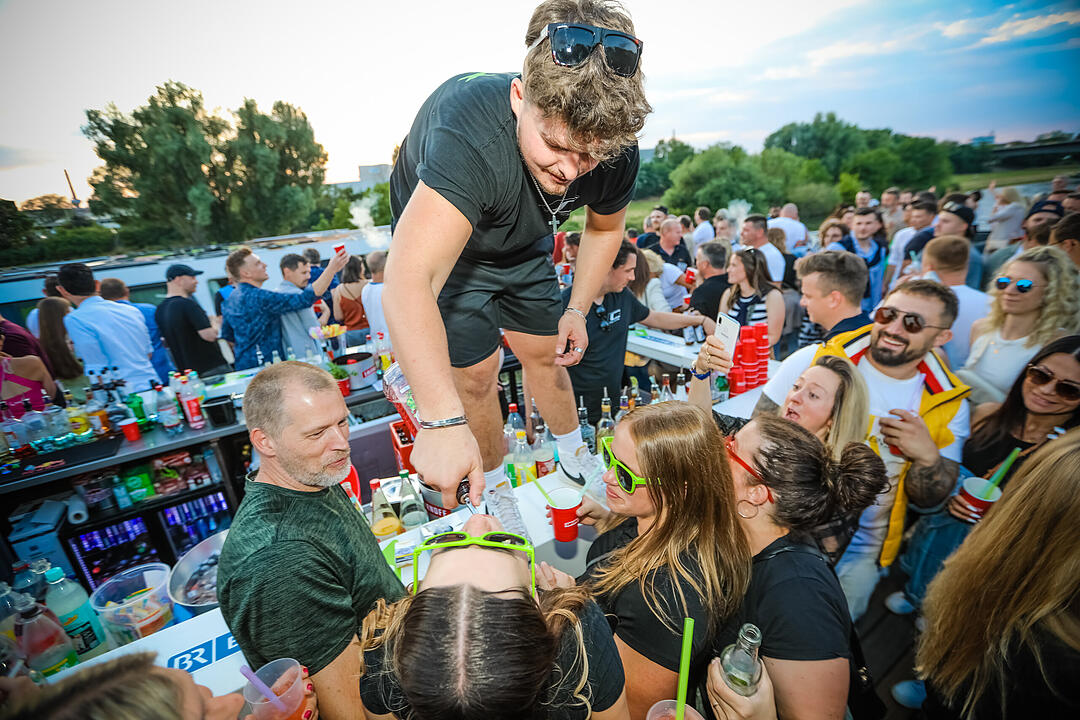Auf drei Decks ging ordentlich die Post ab!