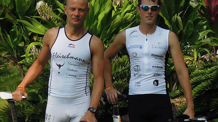 Bernd Hagen (l.) und Frank Müller  im Wettkampfoutfit. Foto: privat