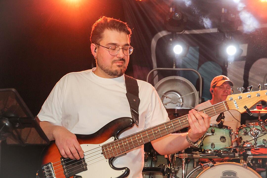 Die Partyband "highline" sorgte f&uuml;r gute Stimmung.