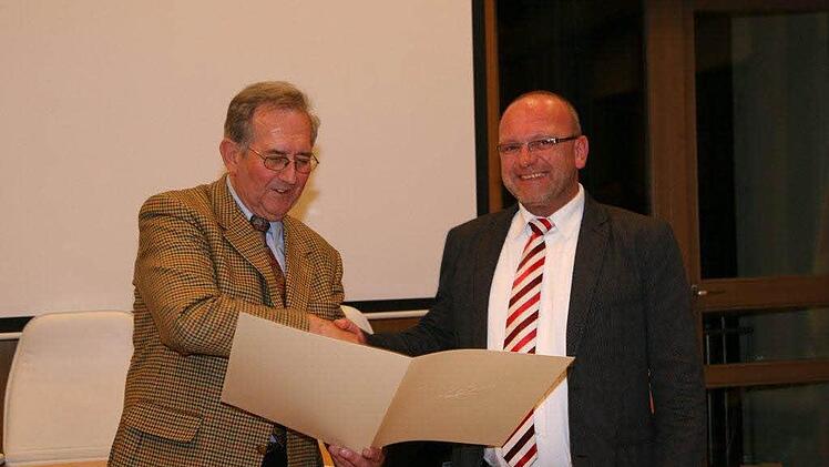 Andreas Schlund wurde verabschiedet. Foto: Werner Baier