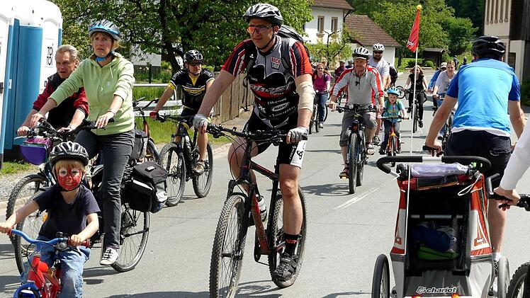 Impressionen vom Radfahrtag im WeißmaintalFoto: Dieter Hübner