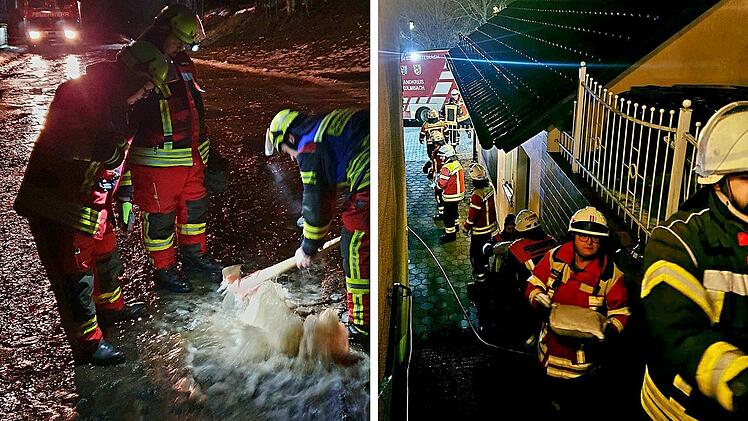 Landkreis Kulmbach: Überschwemmungen im Norden - Feuerwehren verhindern Schlimmeres