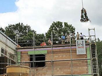 Richtfest auf dem Ebermannstadter Milchhof  Foto: fra-press