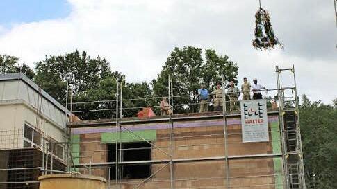 Richtfest auf dem Ebermannstadter Milchhof  Foto: fra-press