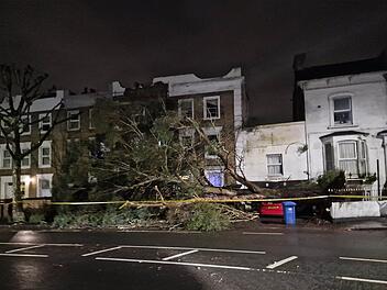 Sturm «Henk» in Großbritannien