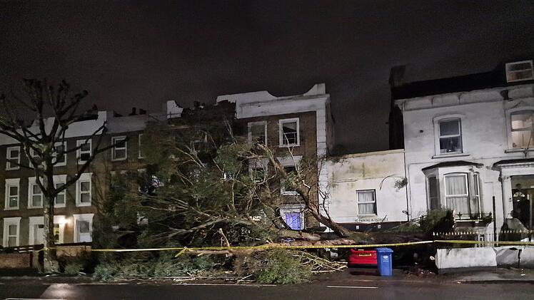 Sturm «Henk» in Großbritannien