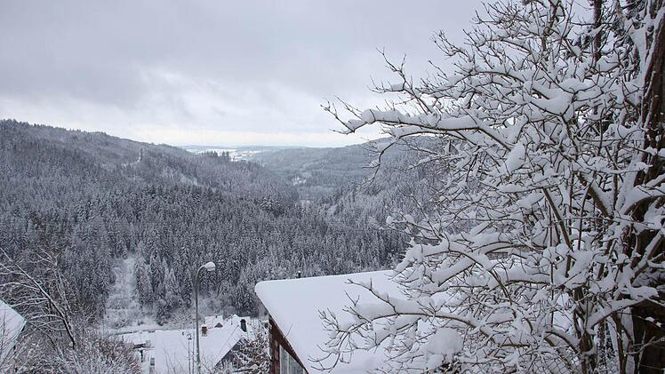 Blick vom alten Schulhaus ins Kronachtal  Foto: Friedwald Schedel