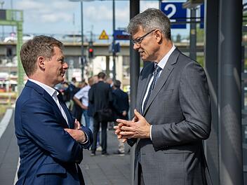 Bahnchef Lutz und Verkehrsminister Schnieder