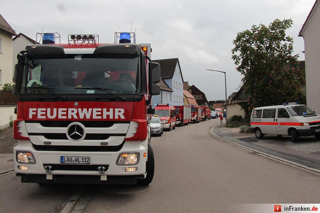 Zwei Verletzte bei Chlorgasunfall im Nürnberger Land