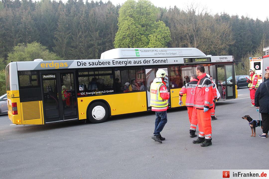 Brand in Mehrfamilienhaus in Coburg