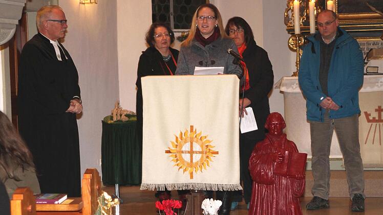 Das Team "Kommando Luther" mit (von links) Pfarrer Volkmar Gregori, Sigrid Rippstein, Sarah Zeidler, Beate Höpfner und Thomas Studtrucker.