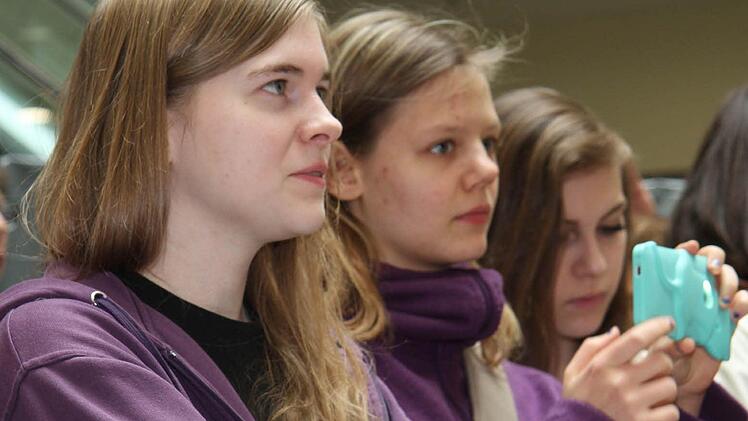 Die Fans fotografierten, filmten und freuten sich über das Gastspiel. Foto: Sonja Adam