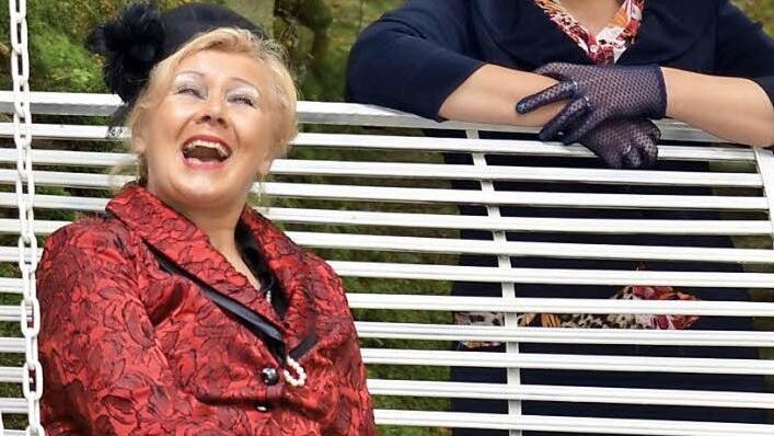 Hilde Volksmann 2014 in "Charley's Tante" als Tante Donna Lucia d'Alvadorez aus Brasilien.