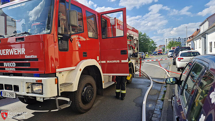 Bamberg: "Personen in Gefahr" - Feuerwehr Bamberg spricht von Rettung in letzter Sekunde