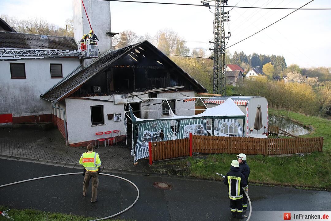 Brand in Feuerwehrhaus in Weidmes