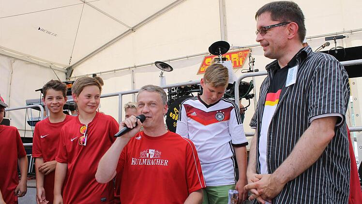 Heiko Hohner und Redaktionsleiter Müller.