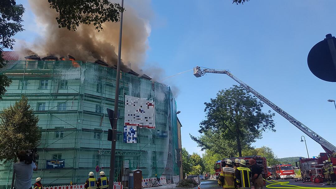 Wohnhausbrand in Bayreuth