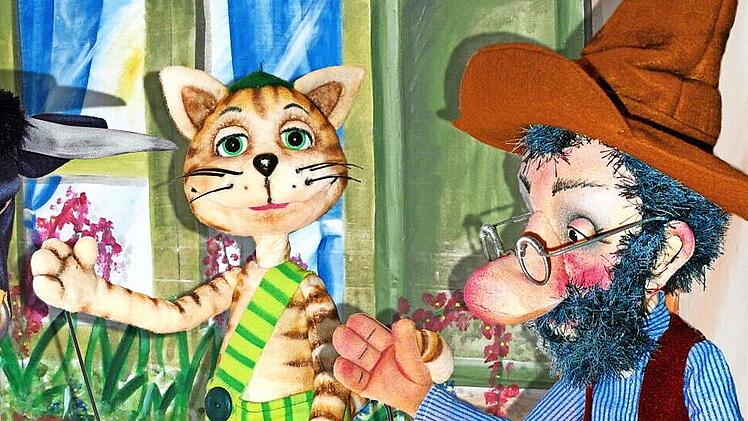 Geschichten von Pettersson und Findus als Figurentheater.