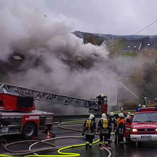 Brand in ehemaliger Disco in Windheim