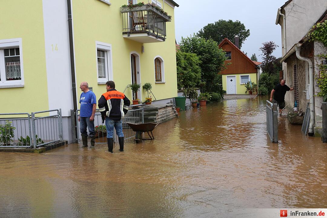 Hochwasser Landkreis Bamberg III - Oberhaid
