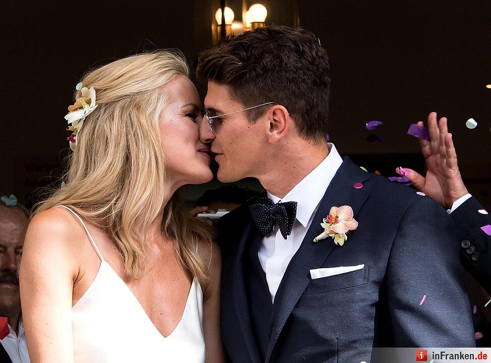 Mario Gomez heiratet seine Carina in München