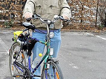 Dienstag ist Bad K&ouml;nigshofen an der Reihe: Uwe Schmitt hat einen festen Wochenplan f&uuml;r seine Ausfl&uuml;ge per Fahrrad von Bad Kissingen aus. Foto: Regina Vossenkaul