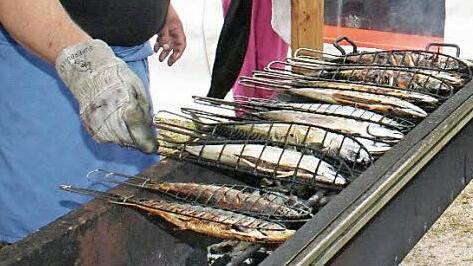 Und so endet dann der Tag für die Fische. Abgewedelt eine Delikatesse. Fotos: Evi Seeger