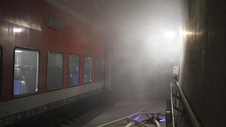Impressionen von der Übung im Tunnel Eierberge. Foto: Markus Häggberg