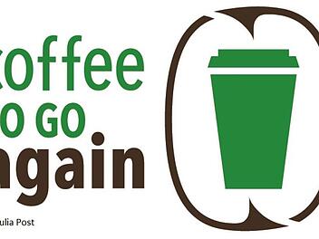 Gesch&auml;fte mit diesem Logo f&uuml;llen Mehrweg-Kaffeebecher auf.Grafik: Julia Post