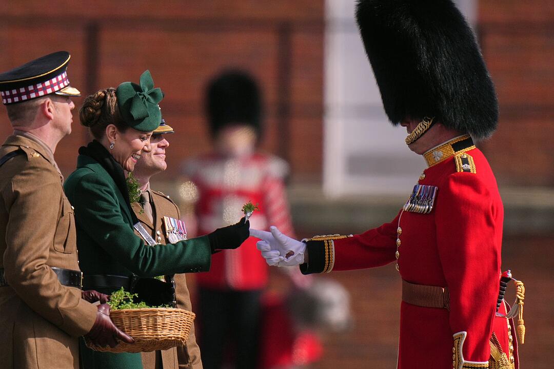 Prinzessin Kate bei St.-Patrick&rsquo;s-Day-Parade der Irish Guard