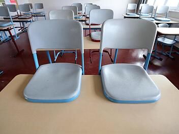 Bis zum Ende der Osterferien bleiben die Klassenzimmer auch im Landkreis Forchheim leer.  Foto: Bernd Wüstneck/dpa
