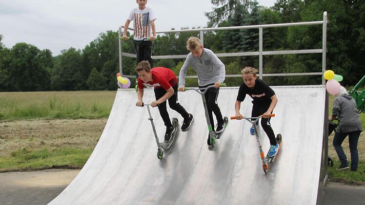 Nicht nur bei Skateboardern kommt die Anlage gut an, sondern auch bei Scooterfahrern Foto: Sonny Adam