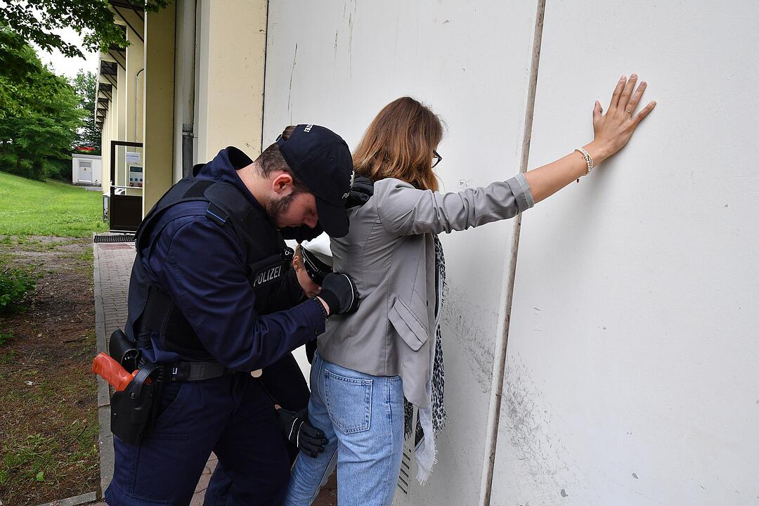 Situationstraining bei der Bundespolizei in Bamberg