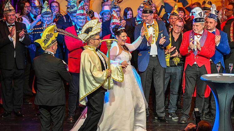 Oli I. und Antje I. sind Coburgs neues Prinzenpaar. Ronald Rinklef