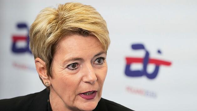 Die Schweizer Bundespräsidentin Karin Keller-Sutter