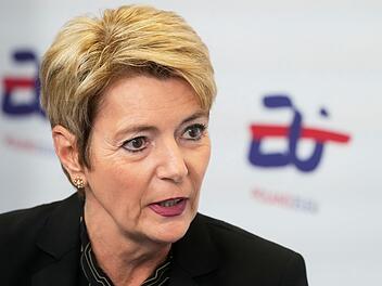 Die Schweizer Bundespräsidentin Karin Keller-Sutter