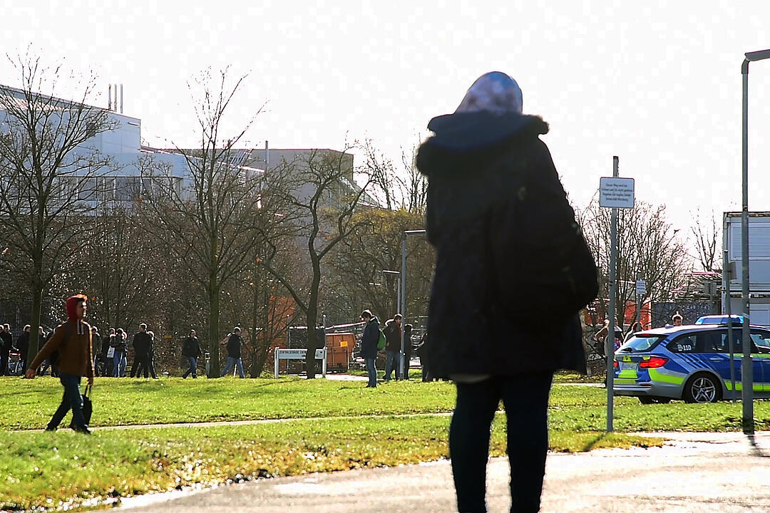 Bombendrohung am Würzburger Uni Campus