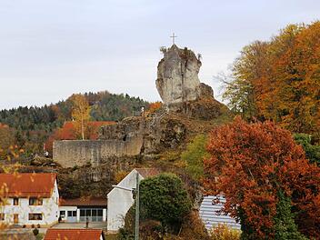 Die Burgruine in Bärnfels Foto: Franz Galster