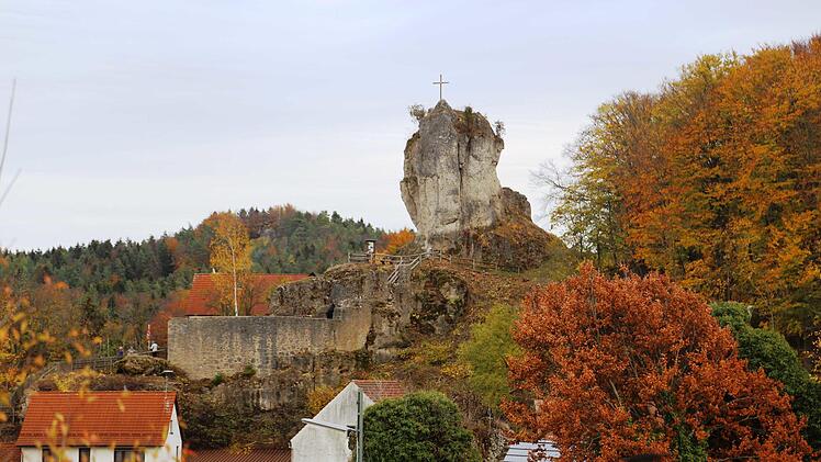 Die Burgruine in Bärnfels Foto: Franz Galster