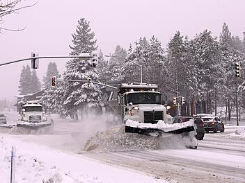 Schneesturm in Kalifornien