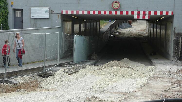 Eindrücke von der Baustelle Coburger Straße