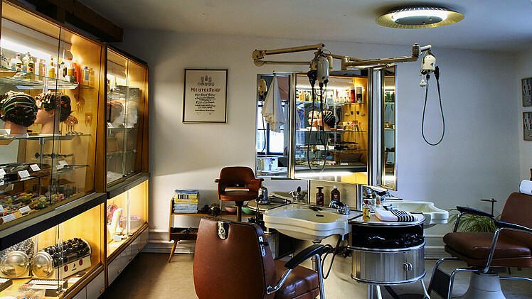 Friseursalon im Industriemuseum